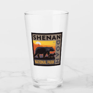 Nationaal park Shenandoah   Mama Beer & welpen Glas