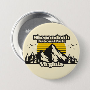 Nationaal park Shenandoah Ronde Button 7,6 Cm