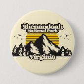 Nationaal park Shenandoah Ronde Button 7,6 Cm (Voorkant)