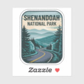 Nationaal park Shenandoah Sticker (Vel)