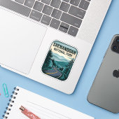 Nationaal park Shenandoah Sticker (Laptop met iPhone)