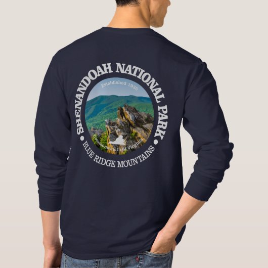 Nationaal park Shenandoah T-shirt (Achterkant)