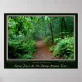 Nationaal park - Sitnial Hot Springs Mt Trail Poster (Voorkant)