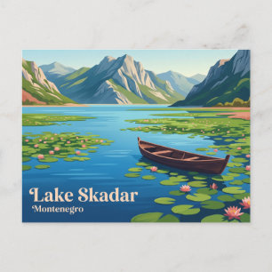 Nationaal park Skadarmeer Montenegro Briefkaart