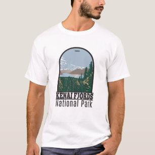 Nationaal park Skilake Lake Kenai Fjords T-shirt