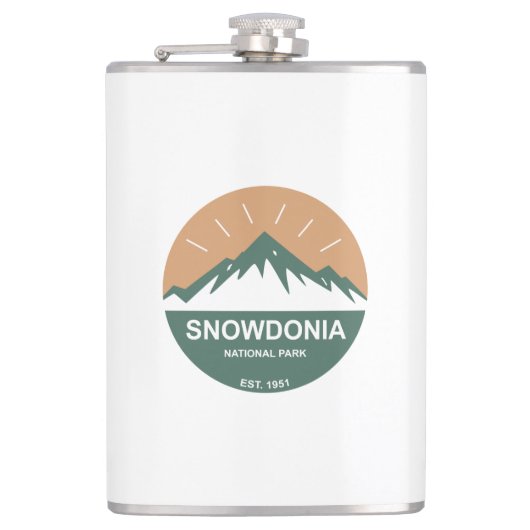 Nationaal park Snowdonia Heupfles (Voorkant)