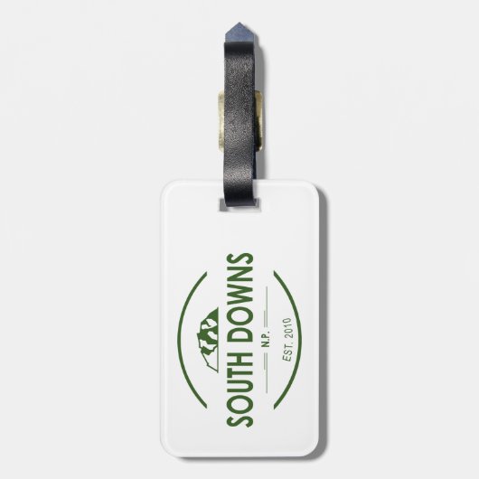 Nationaal Park South Downs Bagagelabel (Achterkant verticaal)