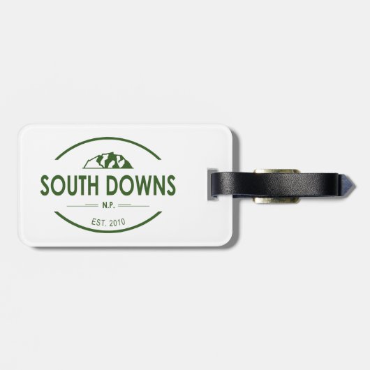 Nationaal Park South Downs Bagagelabel (Achterkant horizontaal)