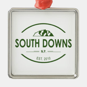 Nationaal Park South Downs Metalen Ornament