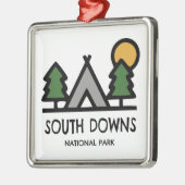 Nationaal Park South Downs Metalen Ornament (Links)