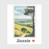 Nationaal Park South Downs Sticker (Vel)