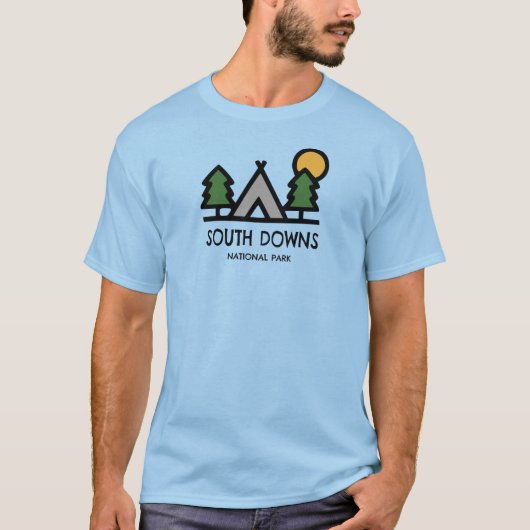 Nationaal Park South Downs T-shirt (Voorkant)