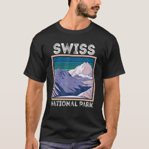 Nationaal Park Souvenir Zwitserse Alpen Zwitserlan T-shirt