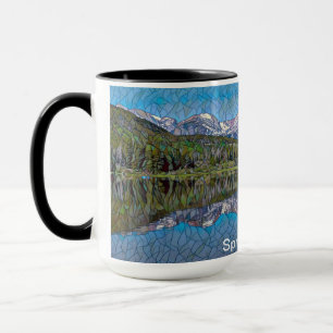 Nationaal Park Sprague Lake in Rocky Mountain Mok