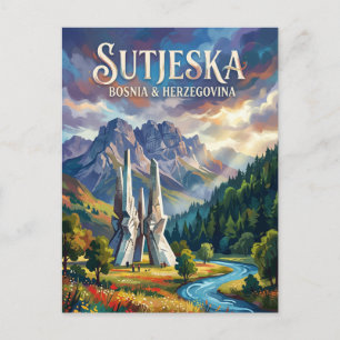 Nationaal park Sutjeska Bosnië en Herzegovina Briefkaart