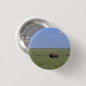 Nationaal park Tallgras Prairie - Kansas Ronde Button 3,2 Cm (Voorkant /achterkant)