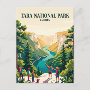Nationaal park Tara Servië Briefkaart
