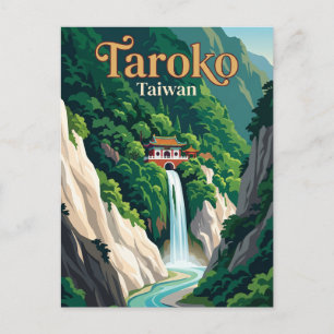 Nationaal park Taroko Taiwan Briefkaart