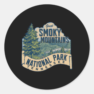 Nationaal park Tennessee Ronde Sticker