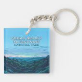 Nationaal park Tennessee Sleutelhanger (Achterkant)