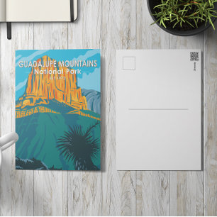 Nationaal Park Texas  in het Guadalupe-gebergte Briefkaart