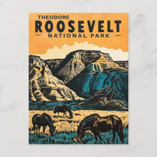 Nationaal park Theodore Roosevelt Briefkaart