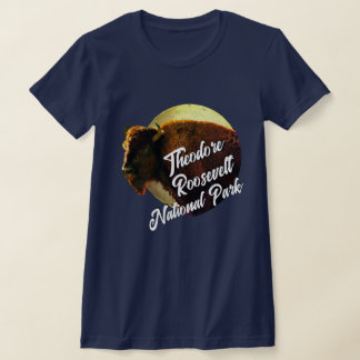 Nationaal park Theodore Roosevelt & Buffalo T-shirt