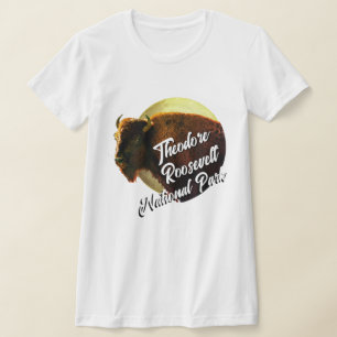 Nationaal park Theodore Roosevelt & Buffalo T-shirt