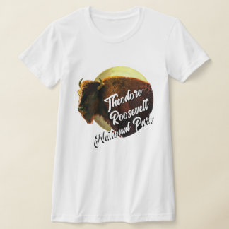 Nationaal park Theodore Roosevelt & Buffalo T-shirt