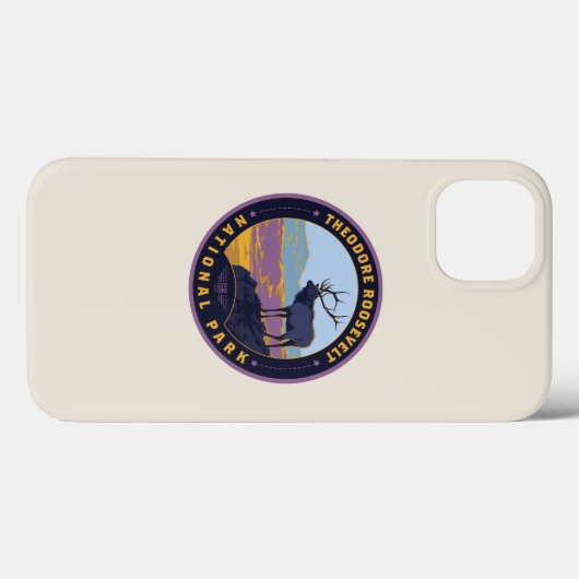 Nationaal park Theodore Roosevelt Case-Mate iPhone Case (Achterkant (horizontaal))