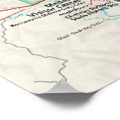 Nationaal park Theodore Roosevelt Poster (Hoek)