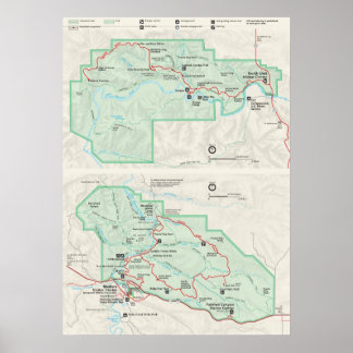 Nationaal park Theodore Roosevelt Poster
