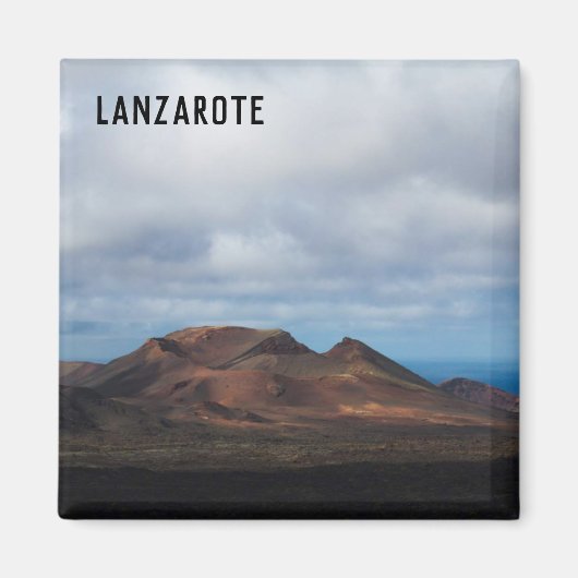 Nationaal park Timanfaya Magnet Magneet (Voorkant)