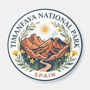 Nationaal park Timanfaya Spanje Magneet