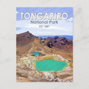 Nationaal park Tongariro  Nieuw-Zeeland Briefkaart