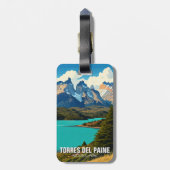 Nationaal park Torres del Paine Bagagelabel (Achterkant verticaal)