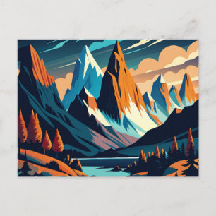 Nationaal park Torres del Paine Chili Briefkaart