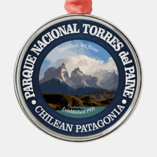 Nationaal park Torres del Paine Metalen Ornament