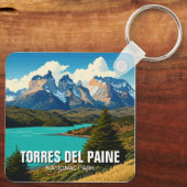 Nationaal park Torres del Paine Sleutelhanger (Achterkant)