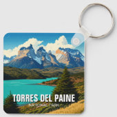 Nationaal park Torres del Paine Sleutelhanger (Achterkant)