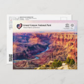 Nationaal park UNESCO - Grand Canyon Briefkaart (Voorkant / Achterkant)