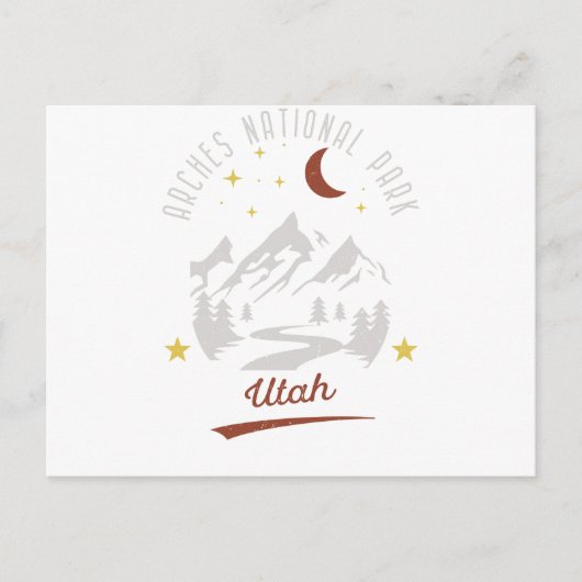 Nationaal park Utah Arches Briefkaart (Voorkant)