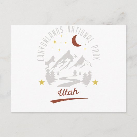  Nationaal Park Utah Canyonlands Briefkaart (Voorkant)