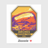 Nationaal park Utah Landscape  Sticker (Vel)
