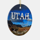 Nationaal park Utah Zion Keramisch Ornament (Rechts)