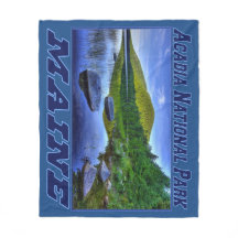 Nationaal park van Acadia, Maine Fleece Blanket