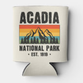 Nationaal park van Acadia, van Maine Retro Blikjeskoeler (Voorkant)