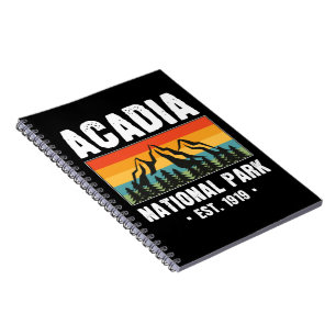 Nationaal park van Acadia, van Maine Retro Notitieboek