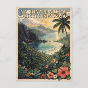 Nationaal Park van Amerikaans Samoa Reisgids uit h Briefkaart