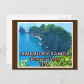 NATIONAAL PARK VAN AMERIKAANSE SAMOA - AMERIKAANSE BRIEFKAART (Voorkant / Achterkant)